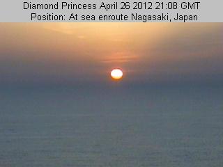 DIAMOND PRINCESS in the ShipWatcher Webcam Photo Archive