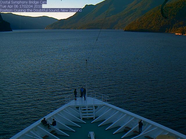 CRYSTAL SYMPHONY in the ShipWatcher Webcam Photo Archive