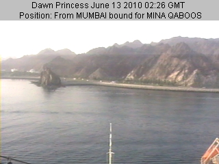 DAWN PRINCESS in the ShipWatcher Webcam Photo Archive
